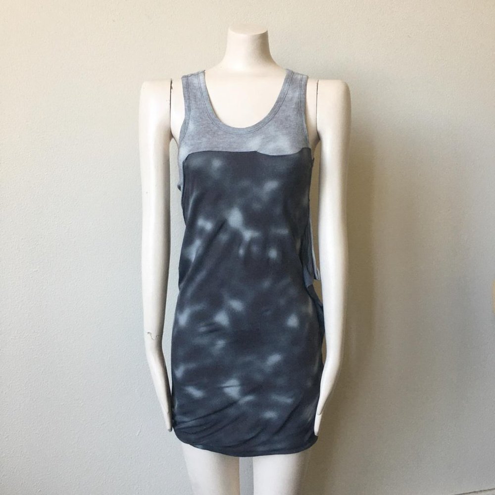 MM6 Maison Martin Marglela Tie Dye Draped Mini Dress